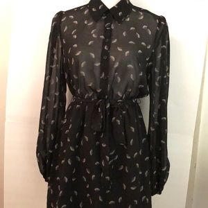 Forever 21 sheer chiffon dress